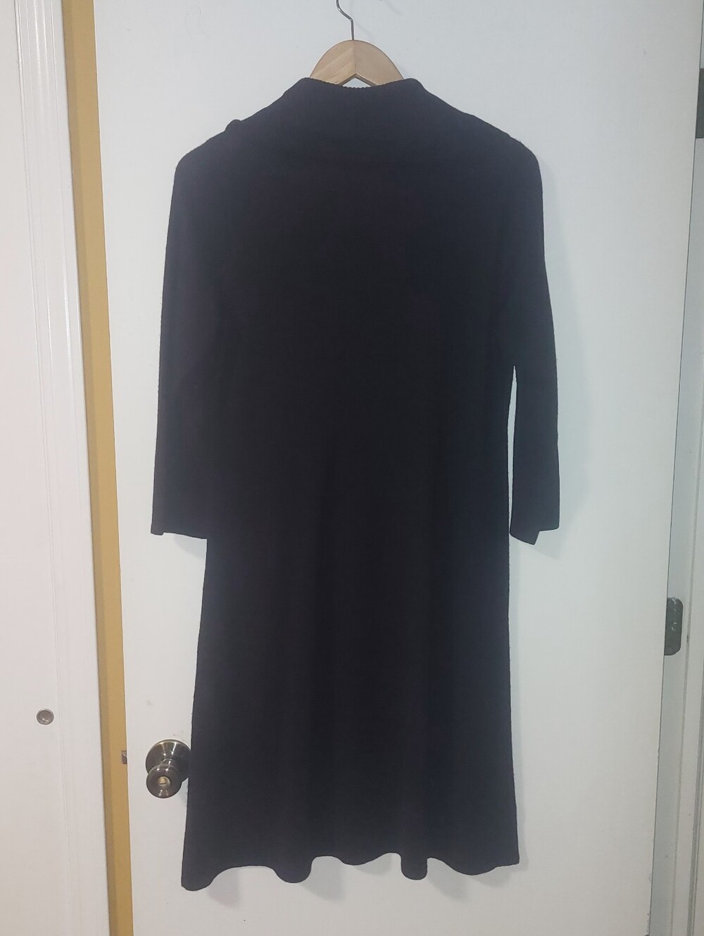 Eggplant Long Sleeve Sweater Dress